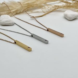 Bar Stone Necklace